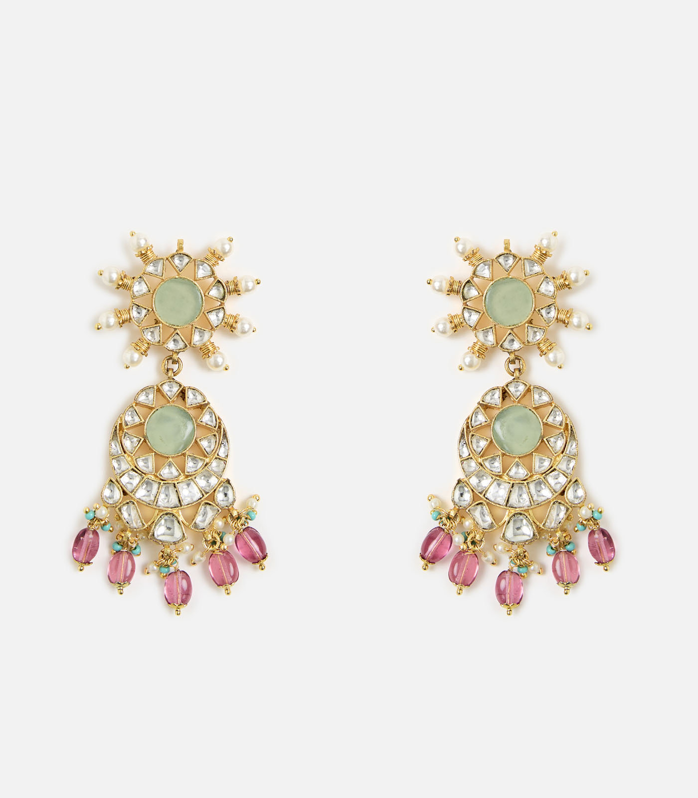 Kundan & Beaded Bridal Choker Set - Image 2