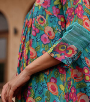 Teal Bloom Co-ord Set