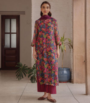 Amethyst Bloom Kurta Set