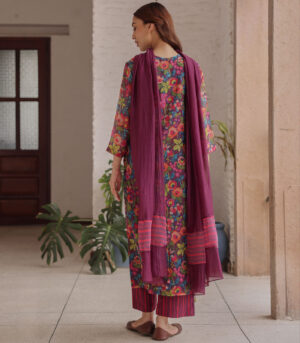 Amethyst Bloom Kurta Set