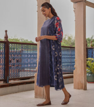 Indigo Bloom Dress