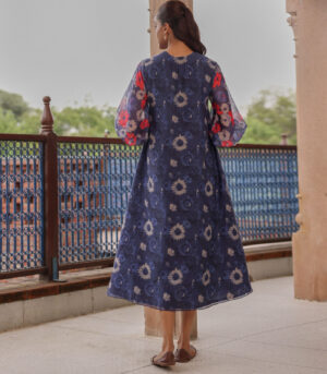 Indigo Bloom Dress