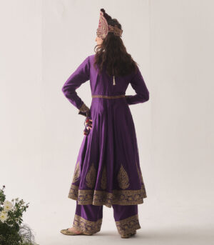 Anarkali with Flare Pants and Dupatta