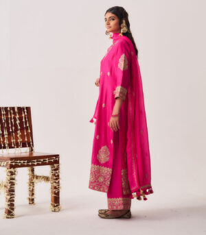 Kurta with Flare Pants and Dupatta