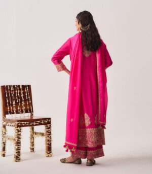 Kurta with Flare Pants and Dupatta