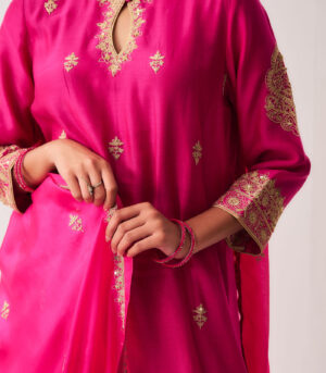 Kurta with Flare Pants and Dupatta