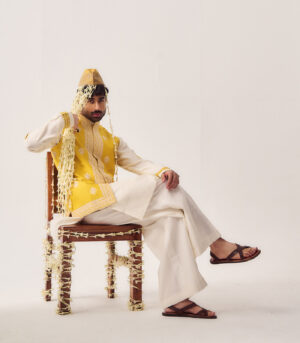 Kurta With Flare Pants and Bundi