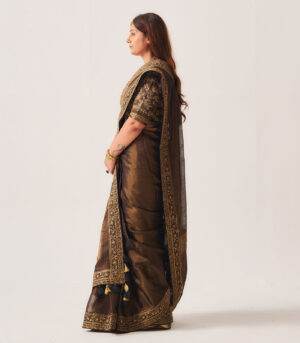 Saree with Stitched Blouse