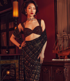 Minji Saree Set