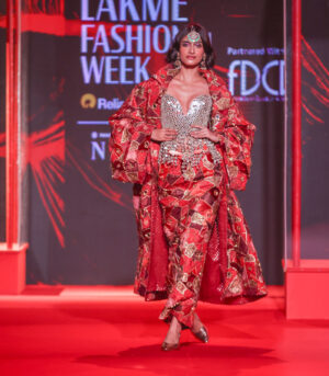 Vilasini Jacket and Skirt Set