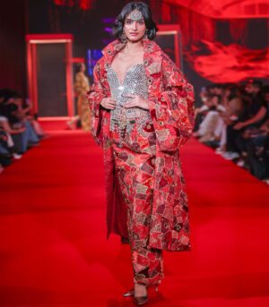 Vilasini Jacket and Skirt Set