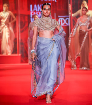 Neelambara Saree Set