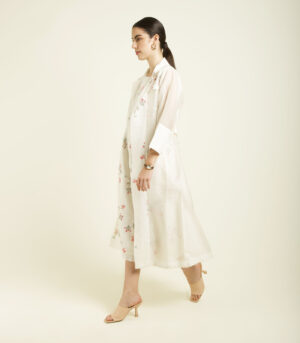 IVORY STRIPE ORGANZA JACKET