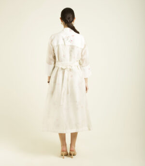 IVORY STRIPE ORGANZA JACKET