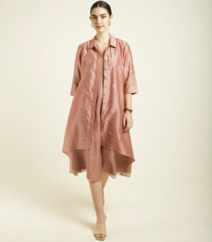 ALMOND THROUGH ON JACKET SET