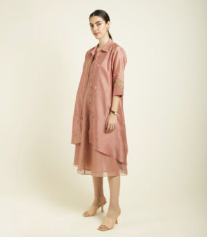 ALMOND THROUGH ON JACKET SET