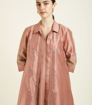 ALMOND THROUGH ON JACKET SET