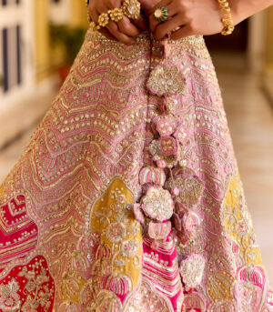 Rosaline Pink Bridal Lehenga Set
