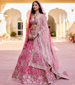 Scarlet Bridal Lehenga Set