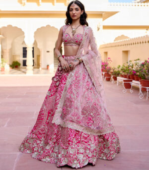 Scarlet Bridal Lehenga Set