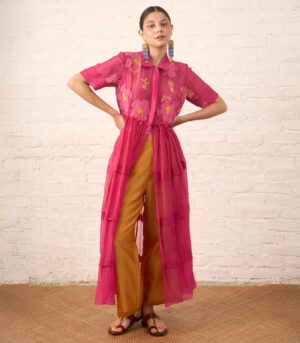 Wildflower Aplplique Jacket Set