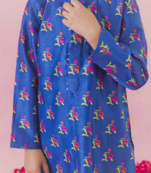 Neela Kurta With Pants