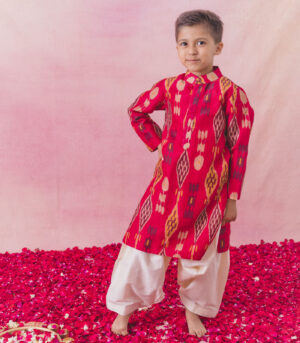 Ikat kurta with salwar