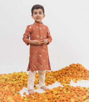 Orange Kurta set