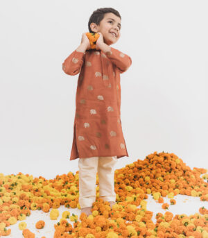 Orange Kurta set