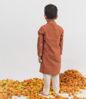 Orange Kurta set