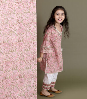 Block Print Kurta With Pants