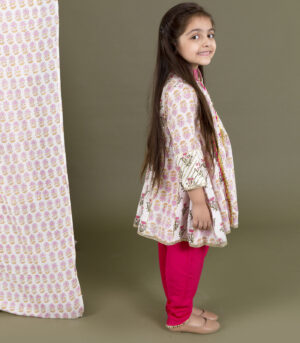 Block Print Top With Dhoti