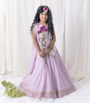 Lilac Lehnga