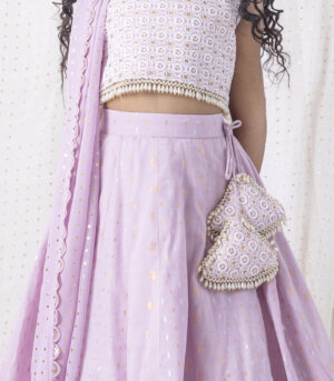 Lilac Lehnga