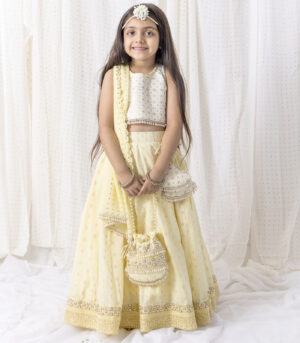 Pastel Yellow Lehnga
