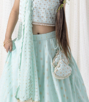 Ice Blue Lehnga