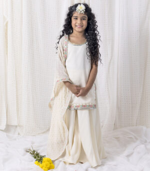 Muslin Shirt With Sharara