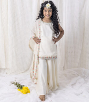 Muslin Shirt With Sharara