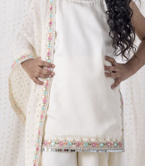 Muslin Shirt With Sharara
