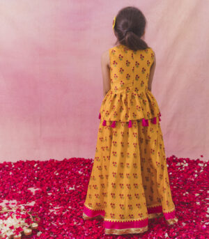 Haldi peplum set