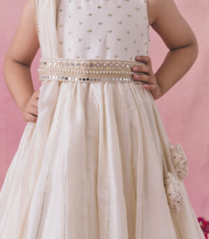 Off white anarkali