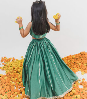 Green Lehenga Set