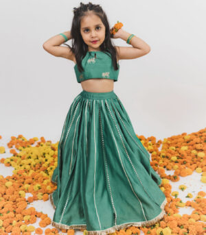 Green Lehenga Set