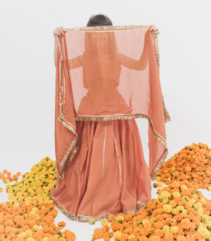 Orange Lehenga Set
