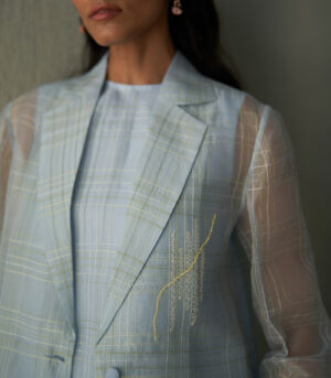 Sky jacket and dress set