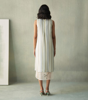 Sunrise sky silk dress