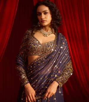 NEEL KAMAL LEHNGA SAREE SET