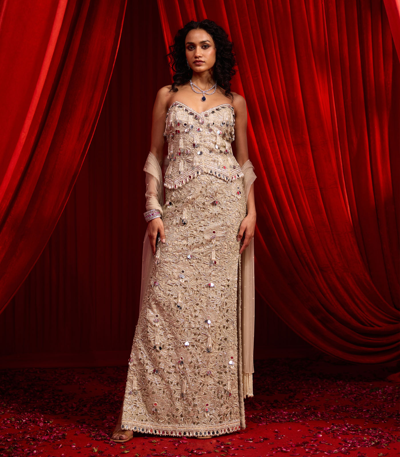 JHILMIL IKTAR LEHNGA SET