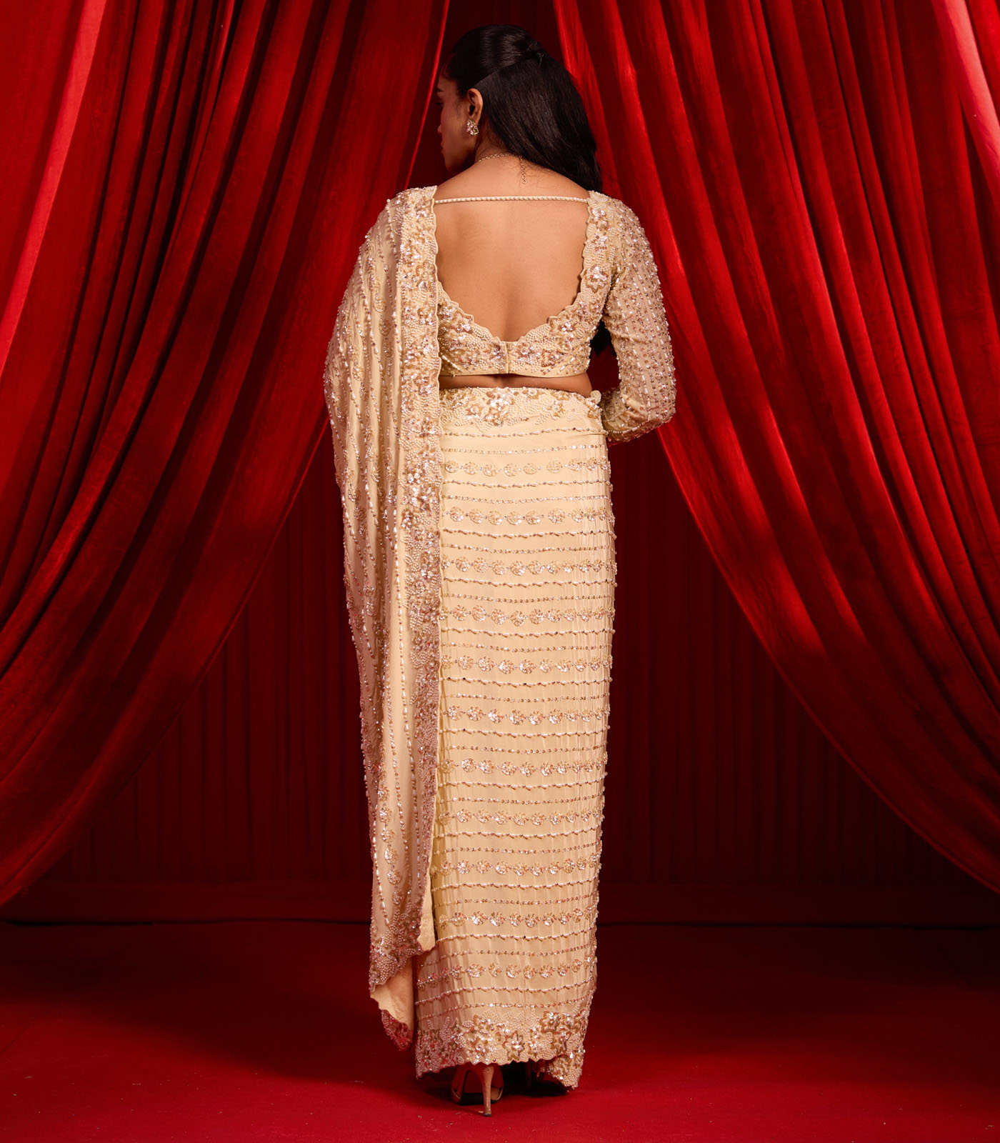 SUNHERI ANVAYA SAREE SET - Image 2