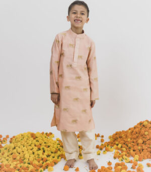 Baby Pink Kurta set